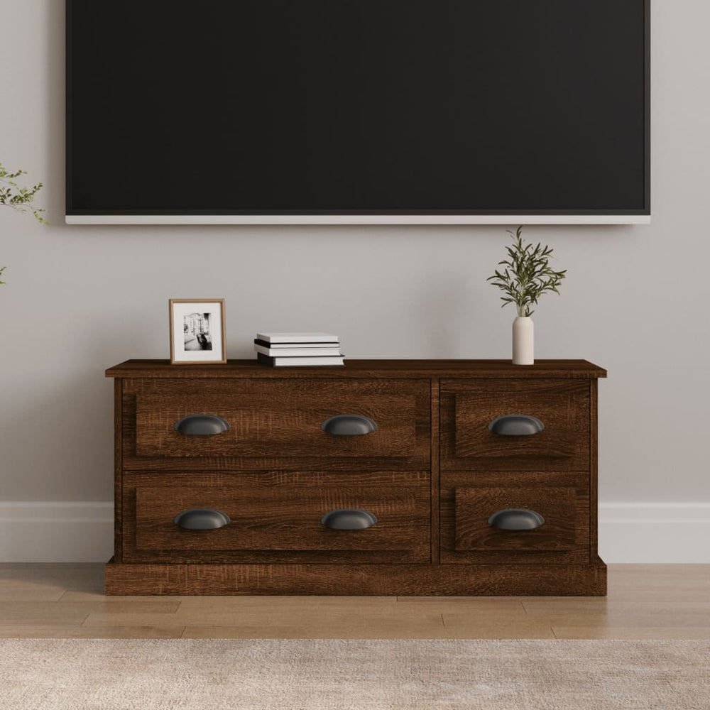 TV-Schrank Braun Eichenoptik 100 cm
