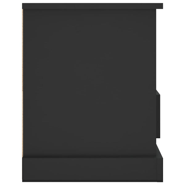 Schwarzer TV-Schrank, 93 cm