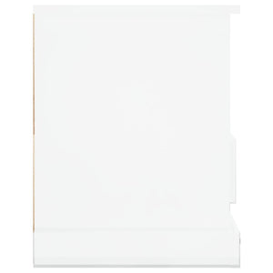 TV-Schrank Hochglanz Weiß 93 cm