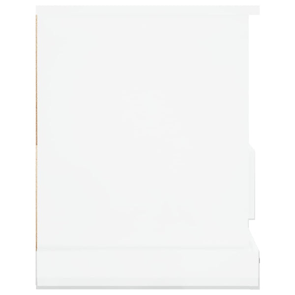 TV-Schrank Hochglanz Weiß 93 cm