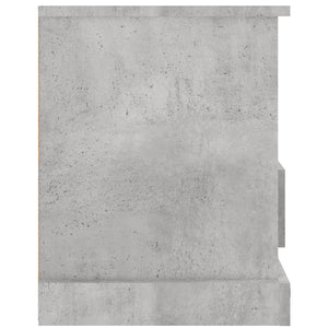 vidaXL Meuble TV Gris béton 93x35,5x45 cm Bois d'ingénierie