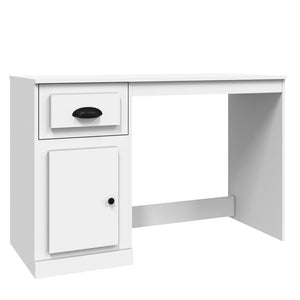 Schreibtisch Weiß mit Schublade 115x50 cm