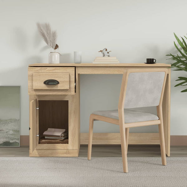 Schreibtisch Sonoma-Eiche 115 cm mit Schublade