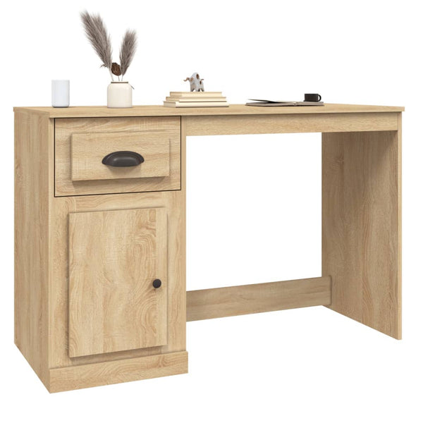 Schreibtisch Sonoma-Eiche 115 cm mit Schublade