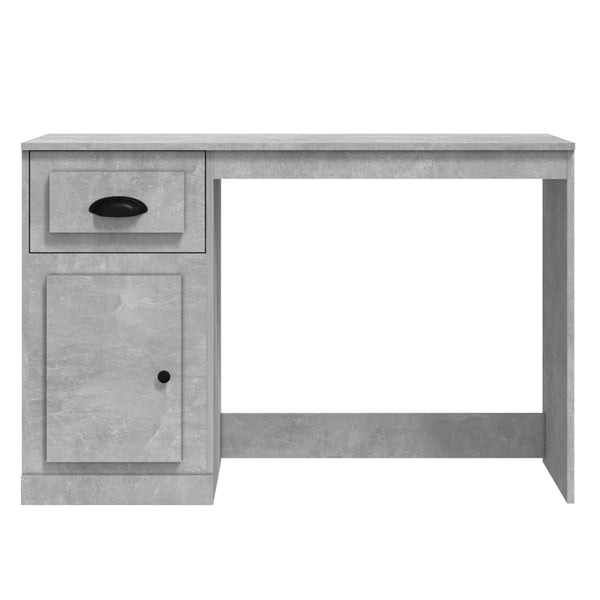 Schreibtisch Betongrau mit Schublade 115x50 cm