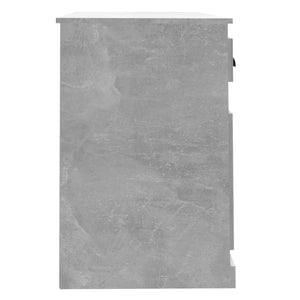 Schreibtisch Betongrau mit Schublade 115x50 cm
