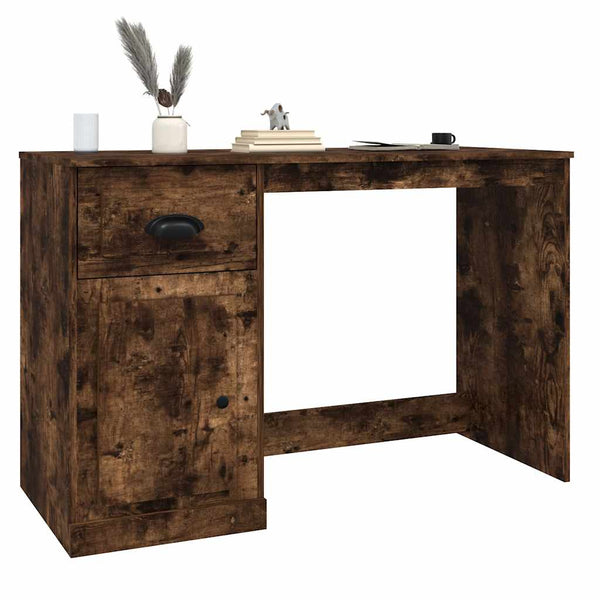Schreibtisch Räuchereiche mit Schublade 115cm