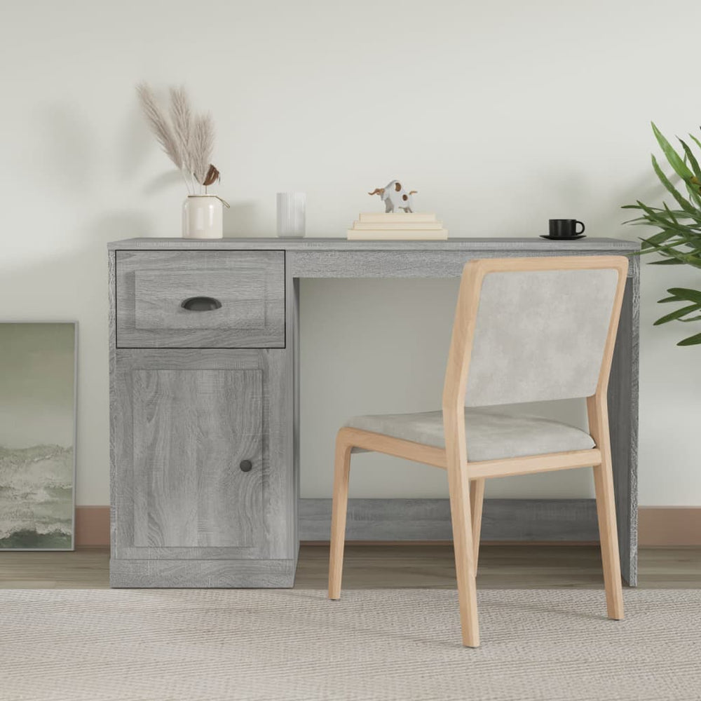 Schreibtisch Grau Sonoma 115x50 cm