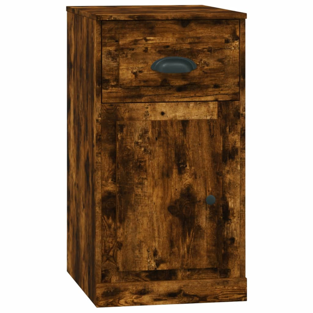 Beistellschrank Räuchereiche mit Schublade 40x75 cm