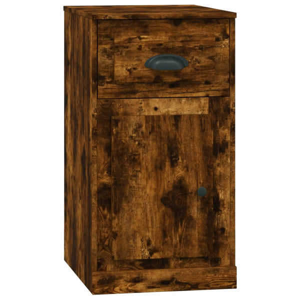 Beistellschrank Räuchereiche mit Schublade 40x75 cm