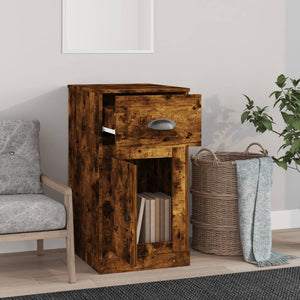 Beistellschrank Räuchereiche mit Schublade 40x75 cm