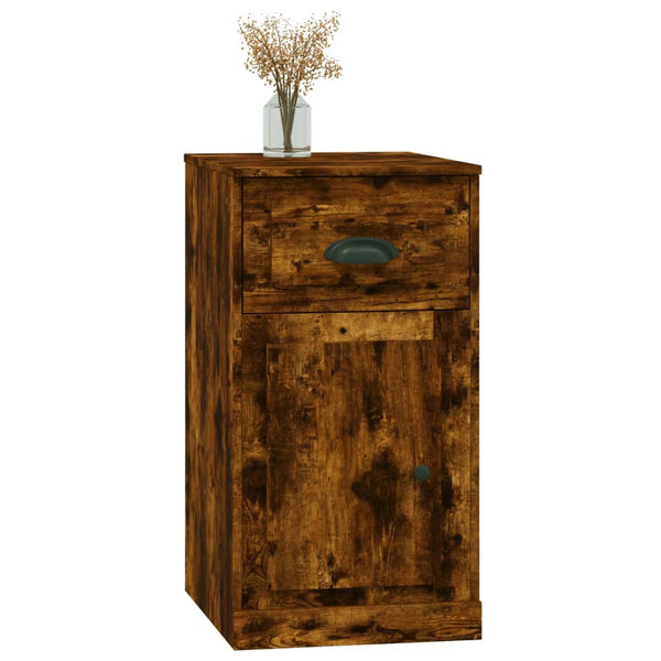 Beistellschrank Räuchereiche mit Schublade 40x75 cm