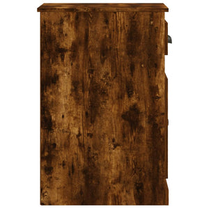 Beistellschrank Räuchereiche mit Schublade 40x75 cm