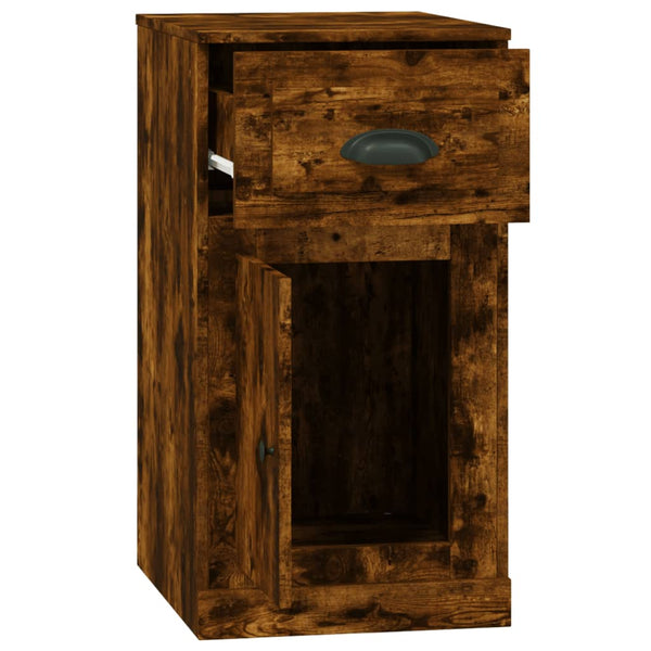 Beistellschrank Räuchereiche mit Schublade 40x75 cm