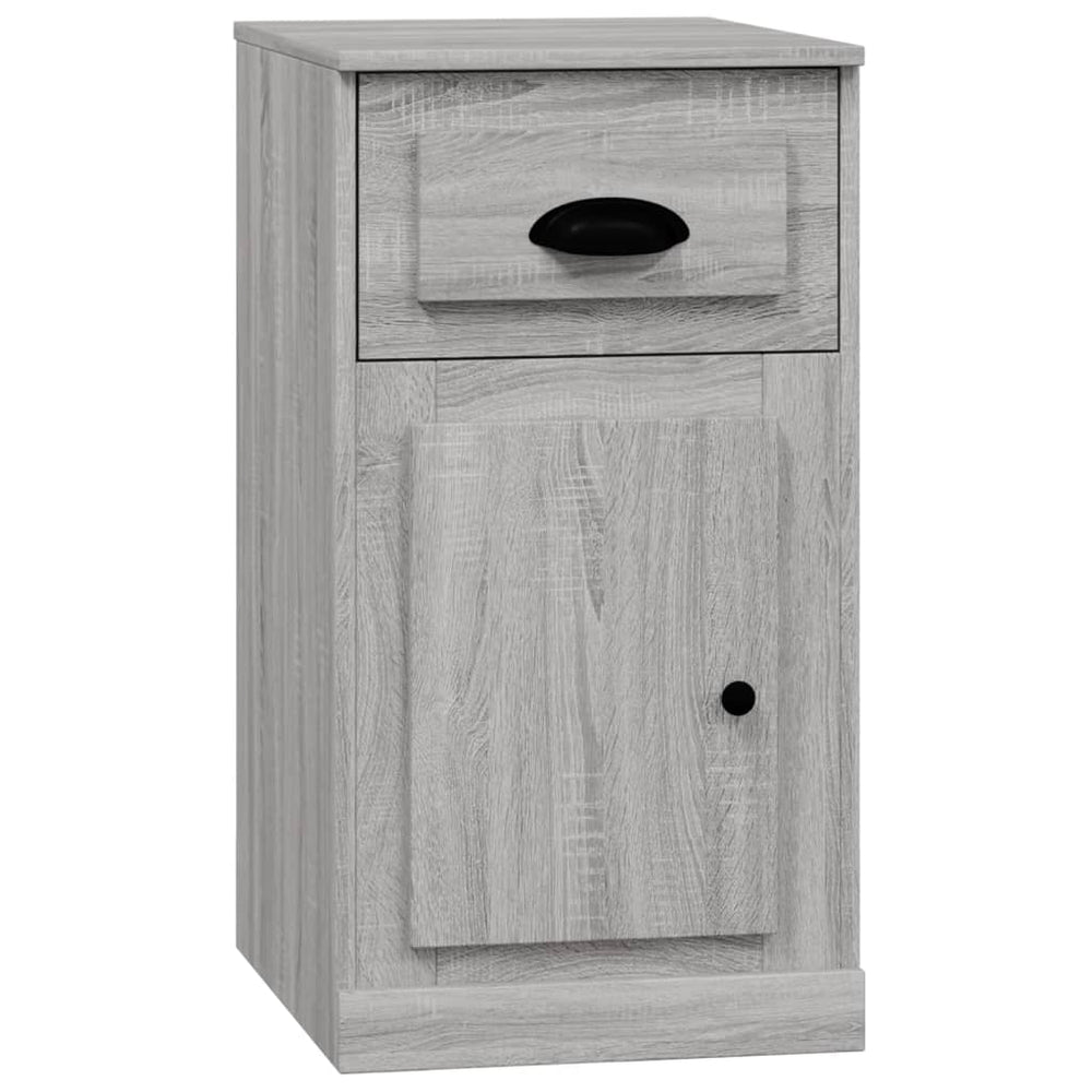 vidaXL Side Cabinet with Drawer Grey Sonoma 40x50x75 cm