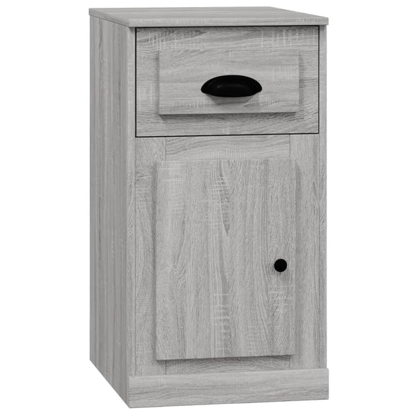 Beistellschrank Grau Sonoma mit Schublade 40x75 cm