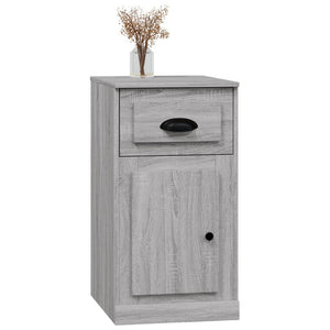 Beistellschrank Grau Sonoma mit Schublade 40x75 cm