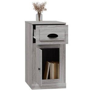 Beistellschrank Grau Sonoma mit Schublade 40x75 cm