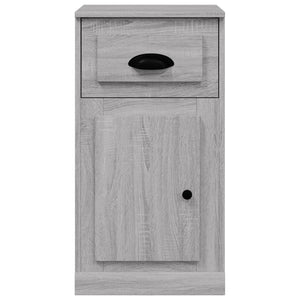 Beistellschrank Grau Sonoma mit Schublade 40x75 cm