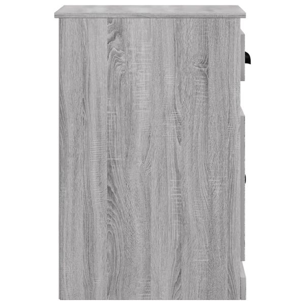 Beistellschrank Grau Sonoma mit Schublade 40x75 cm