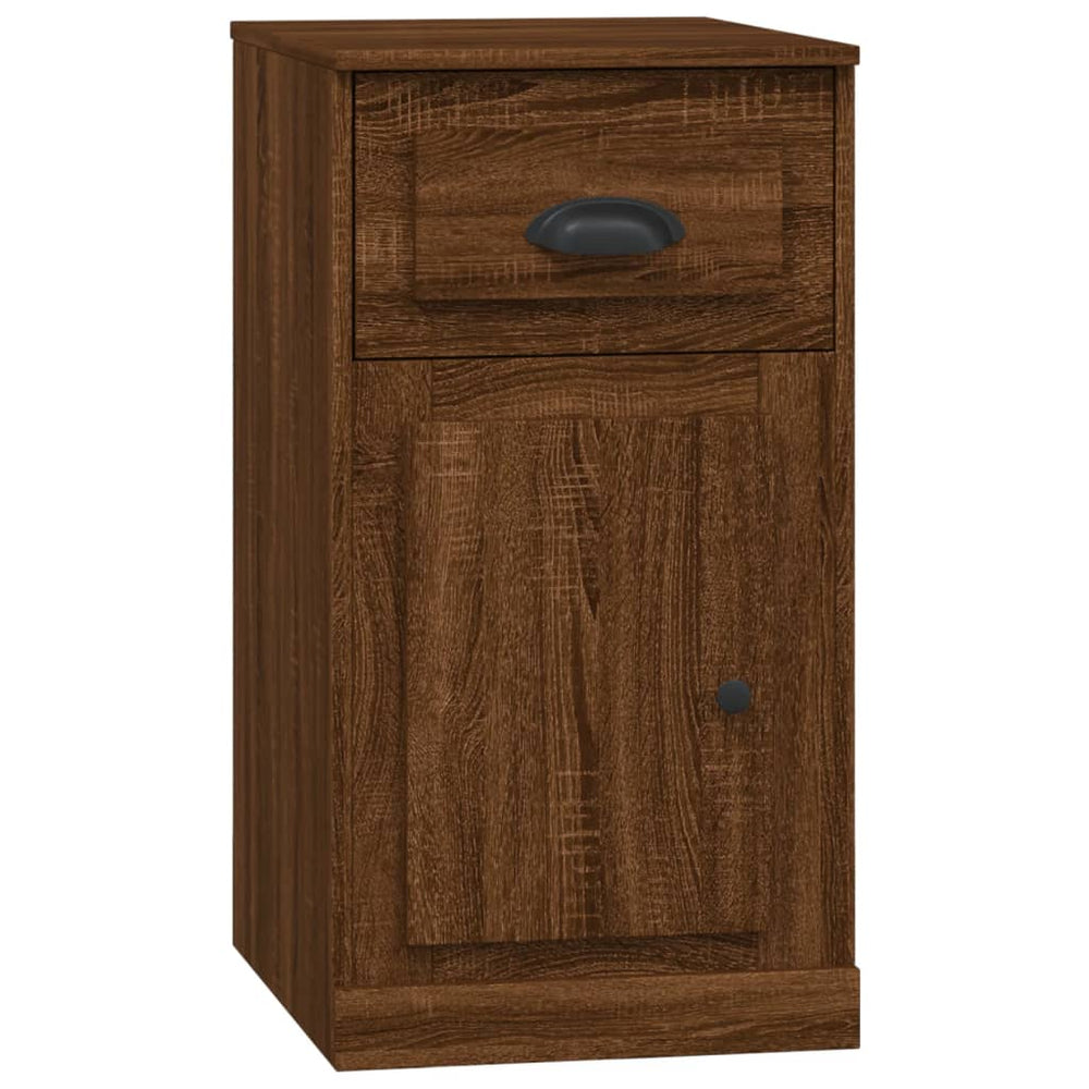 Beistellschrank Braun Eichen-Optik 40x75 cm