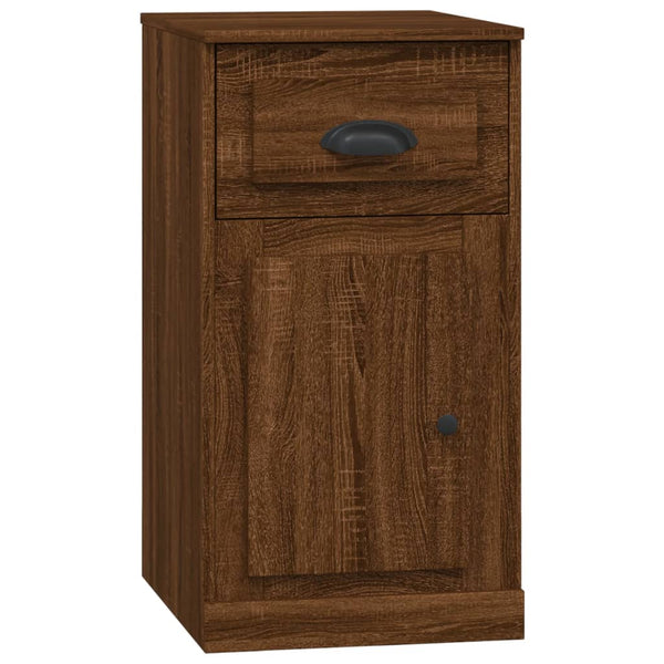 Beistellschrank Braun Eichen-Optik 40x75 cm