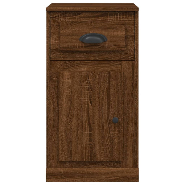 Beistellschrank Braun Eichen-Optik 40x75 cm