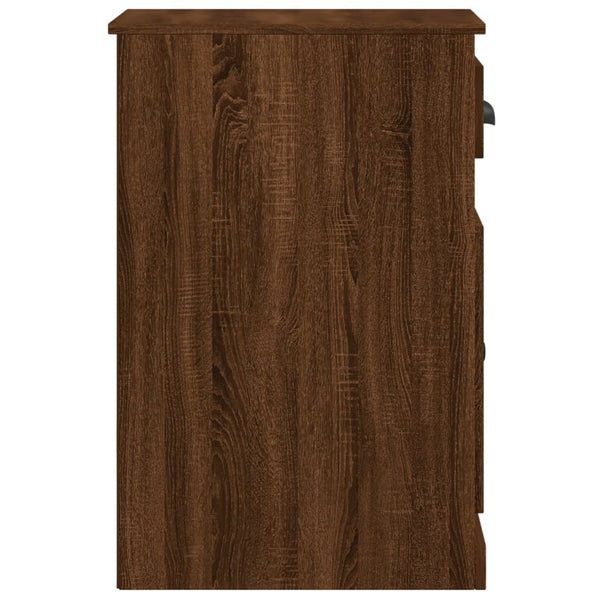 Beistellschrank Braun Eichen-Optik 40x75 cm