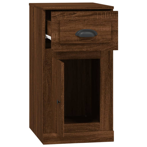 Beistellschrank Braun Eichen-Optik 40x75 cm