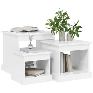 Couchtische 3er Set Hochglanz Weiß