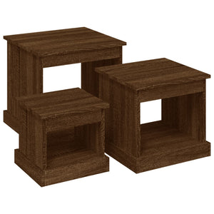 Couchtische 3er Set Eichenoptik