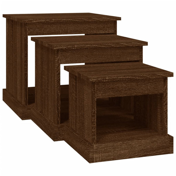 Couchtische 3er Set Eichenoptik