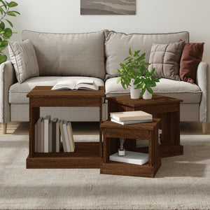 Couchtische 3er Set Eichenoptik