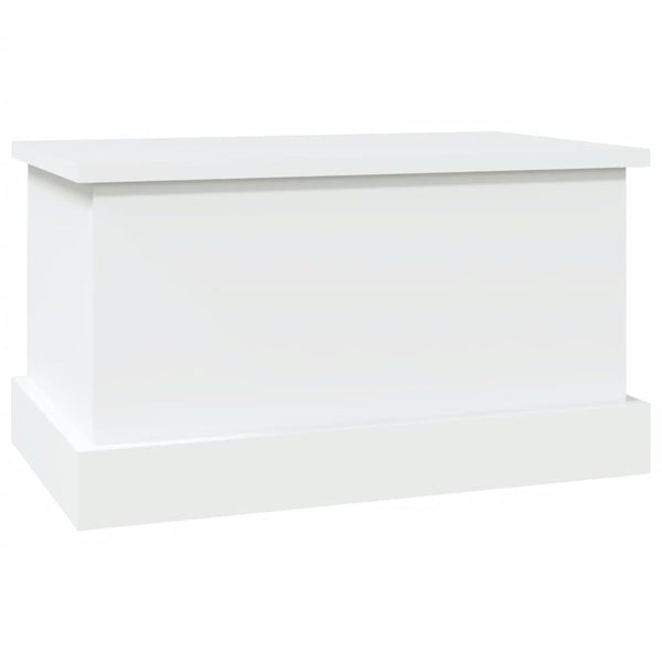 vidaXL Boîte de rangement blanc 50 x 30 x 28 cm Bois d'ingénierie