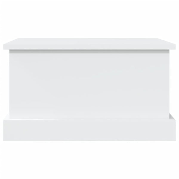vidaXL Boîte de rangement blanc 50 x 30 x 28 cm Bois d'ingénierie