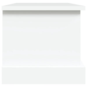 vidaXL Boîte de rangement blanc 50 x 30 x 28 cm Bois d'ingénierie