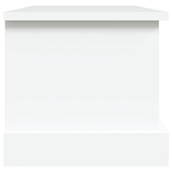 vidaXL Boîte de rangement blanc 50 x 30 x 28 cm Bois d'ingénierie