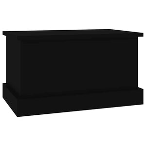 Schwarze Truhe 50x30x28 cm