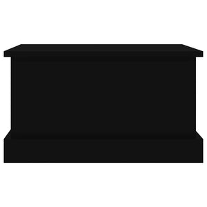 Schwarze Truhe 50x30x28 cm