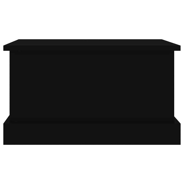 Schwarze Truhe 50x30x28 cm