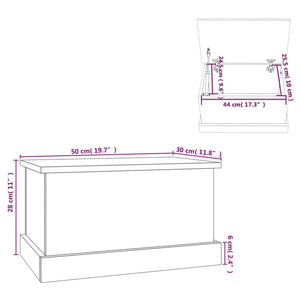 Aufbewahrungsbox Sonoma Eiche 50x30x28 cm