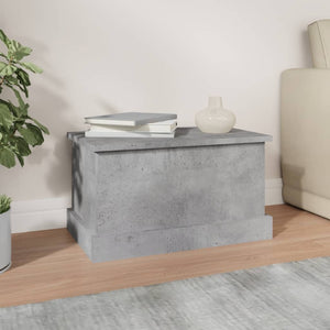 Betongraue Truhe 50x30x28 cm