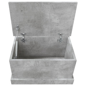 Betongraue Truhe 50x30x28 cm