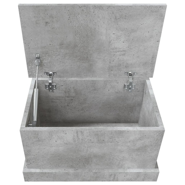 Betongraue Truhe 50x30x28 cm