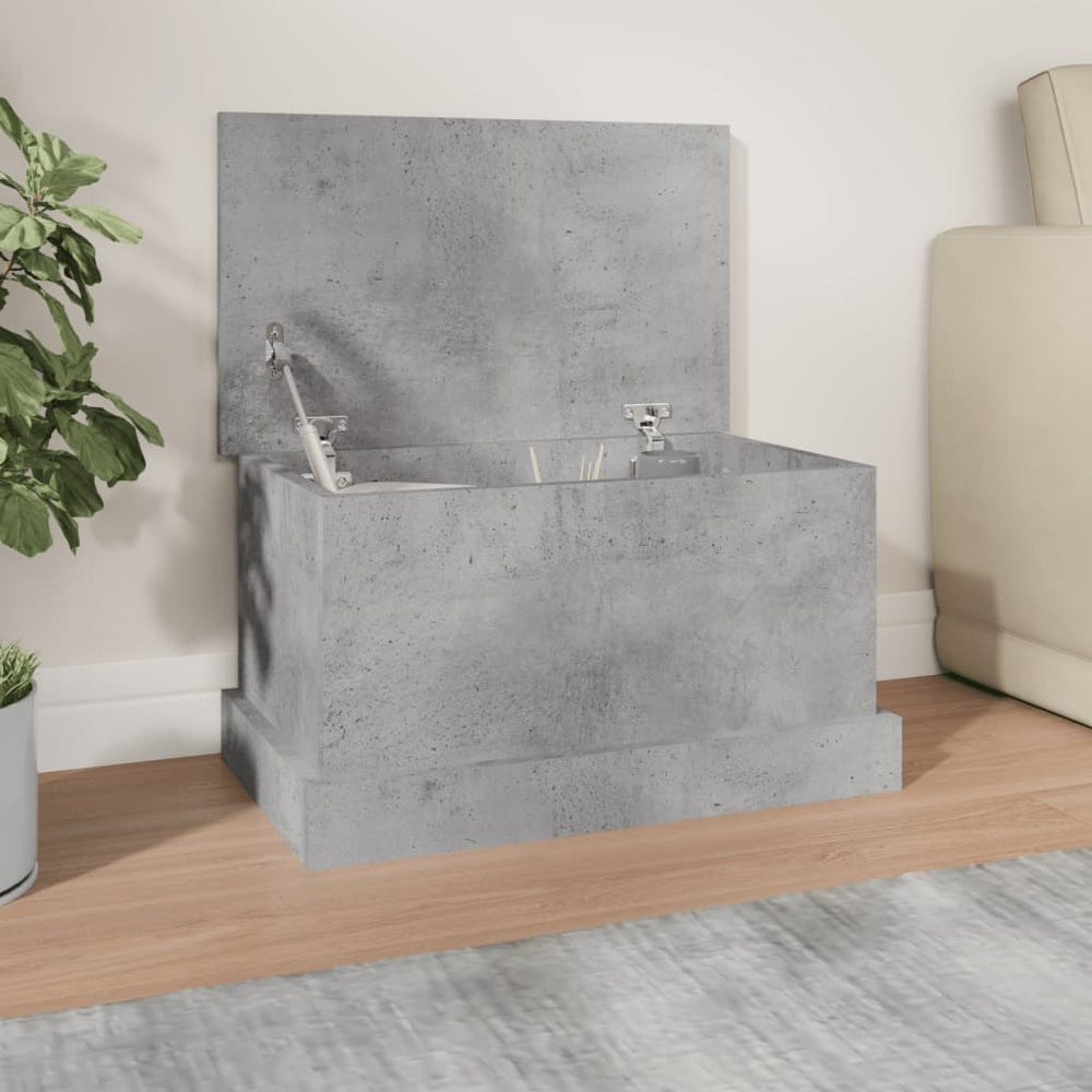 Betongraue Truhe 50x30x28 cm
