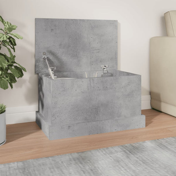 Betongraue Truhe 50x30x28 cm