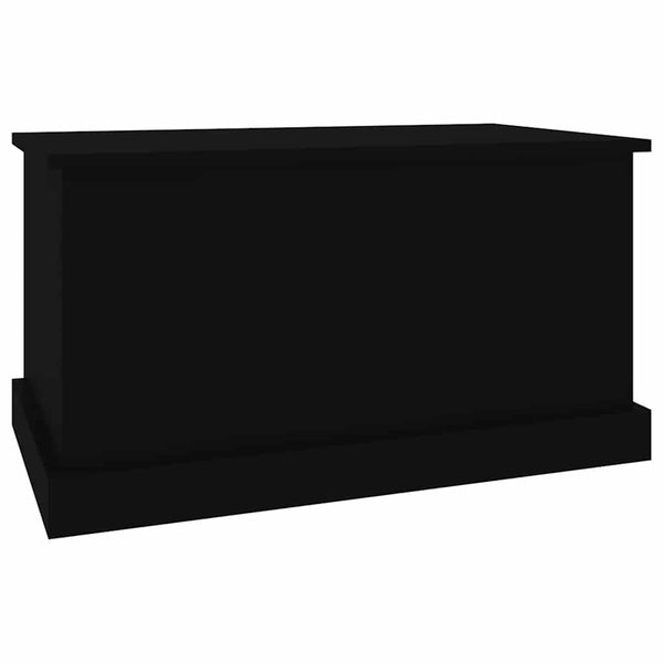 Schwarze Aufbewahrungstruhe 70x40x38 cm