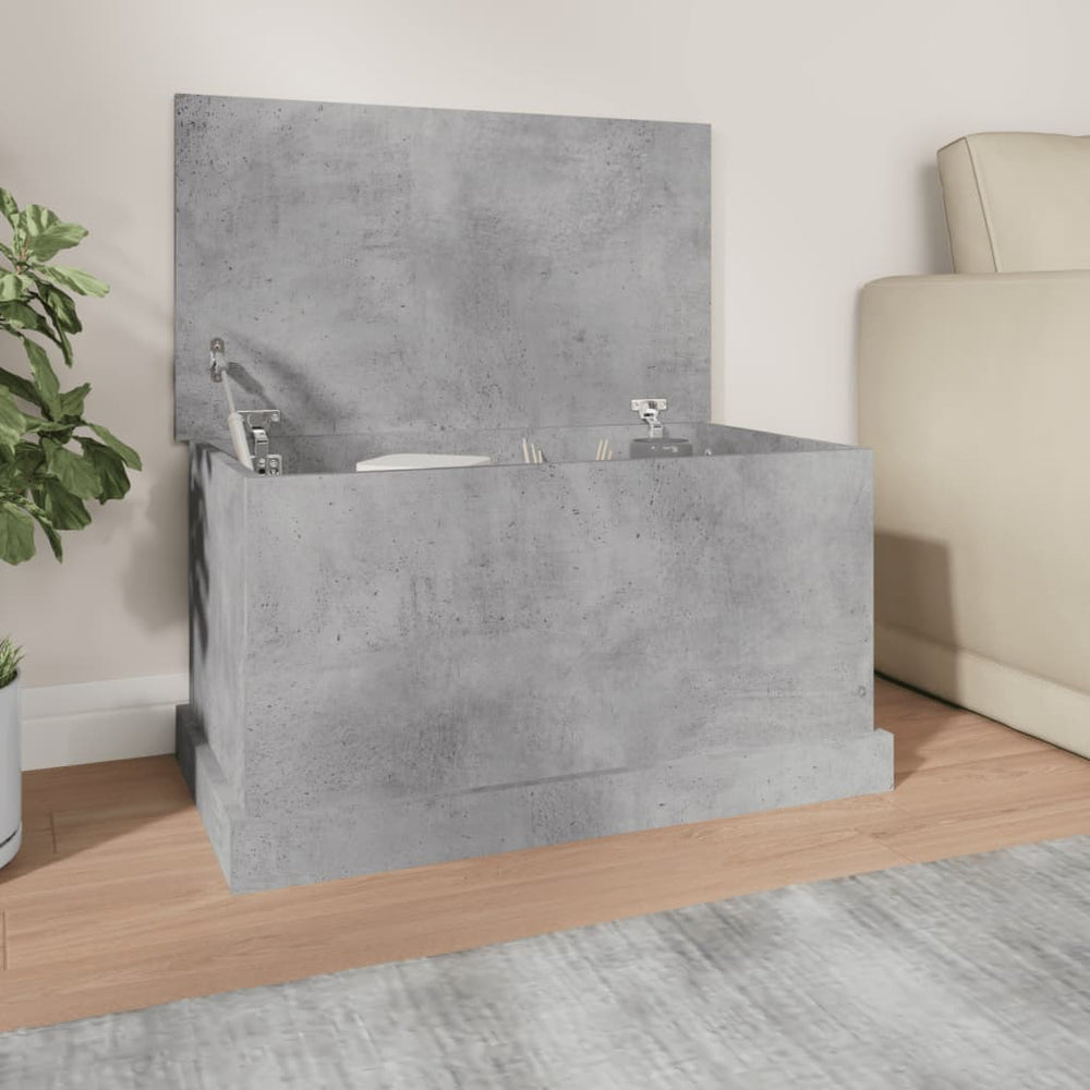 Truhe Betongrau 70x40x38 cm