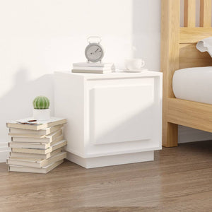 Nachttische 2er Set Weiß 44x35x45 cm