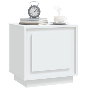 Nachttische 2er Set Weiß 44x35x45 cm